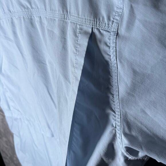 Carhartt Force Short Sleeve Button-Down Shirt XL Relaxed Fit Light Blue - Picture 5 of 8